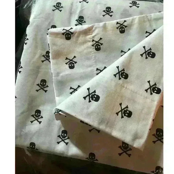 Jumping Beans Twin‎ Bedding Set Rock Roll Skull Drum Guitar - Picture 7 of 12